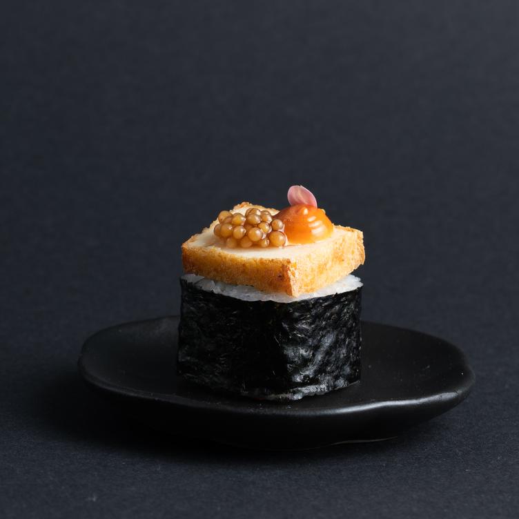 Spicy Tofu & Mustard Caviar
