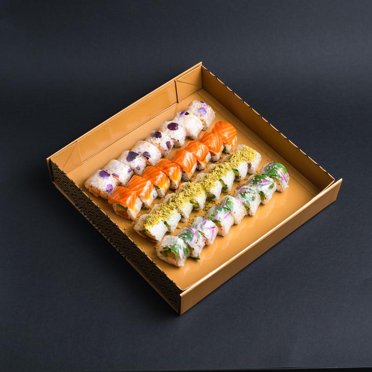 White Maki Box ohne Algenblätter